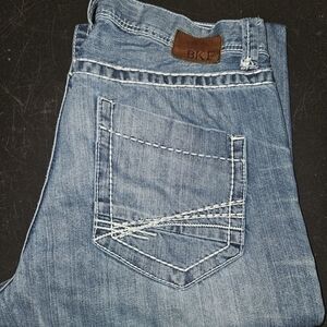 BKE Blue Fulton Bootcut Jeans